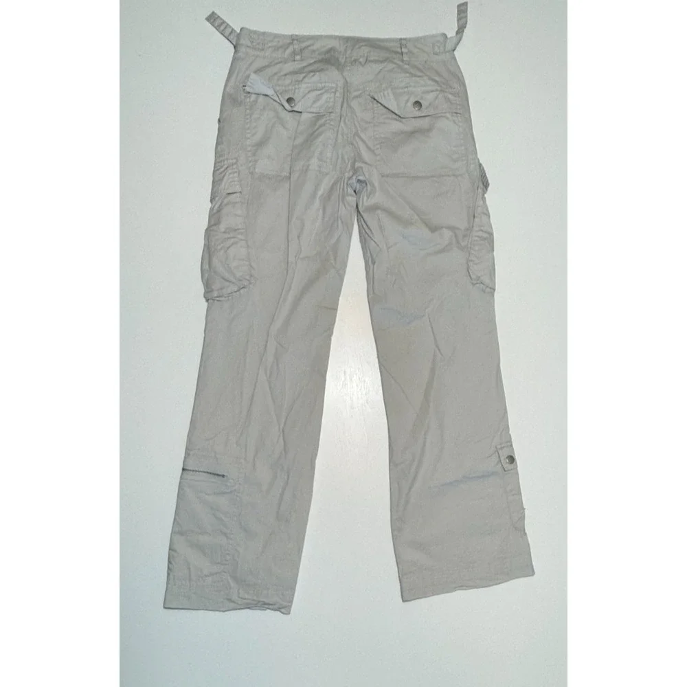 Urban Outfitters BDG Womens  Sz 0 XS Beige  Y2K Cargo Pants With Pockets